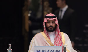 Mantan Wakil Putra Mahkota Mohammed bin Salman pada upacara pembukaan G-20 di Hangzhou, Tiongkok pada 4 September 2016. (Foto: Getty Images/Pool/Nicolas Asfouri)