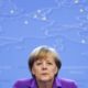Kanselir Jerman Angela Merkel mengalamatkan konferensi pers selama pertemuan para pemimpin Uni Eropa di Brussels tanggal 25 Oktober 2013. REUTERS / Francois Lenoir