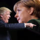 Donald Trump dan Angela Merkel. Kredit: politico.eu