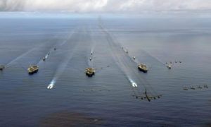 Trump Keliling Asia, Amerika Rencanakan Latihan Militer di Pasifik