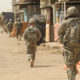 Tentara AS selama invasi 2003 di Baghdad, Irak