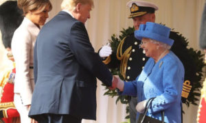 Foto-foto Kunjungan Trump dan Protes di Inggris