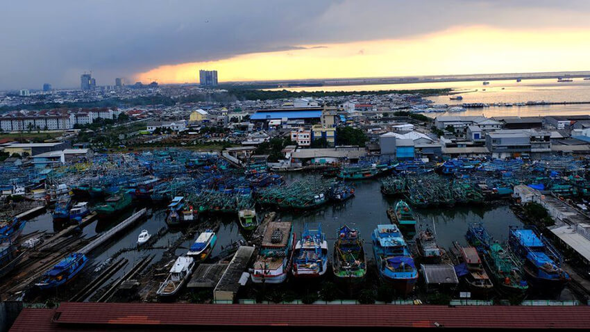penurunan tanah di Jakarta