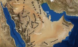 Suku-suku utama Arab pada awal Islam. (Foto: Wikimedia Commons)