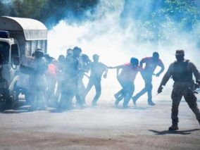 demonstrasi di haiti