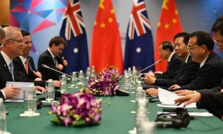 Hubungan dengan China-Amerika, Ujian Kebijakan Luar Negeri Scott Morrison