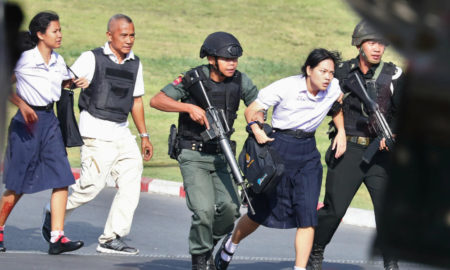 Penembakan Thailand oleh Tentara Berlangsung 18 Jam