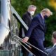 Trump diangkut dengan helikopter setelah terbukti mengidap virus corona.